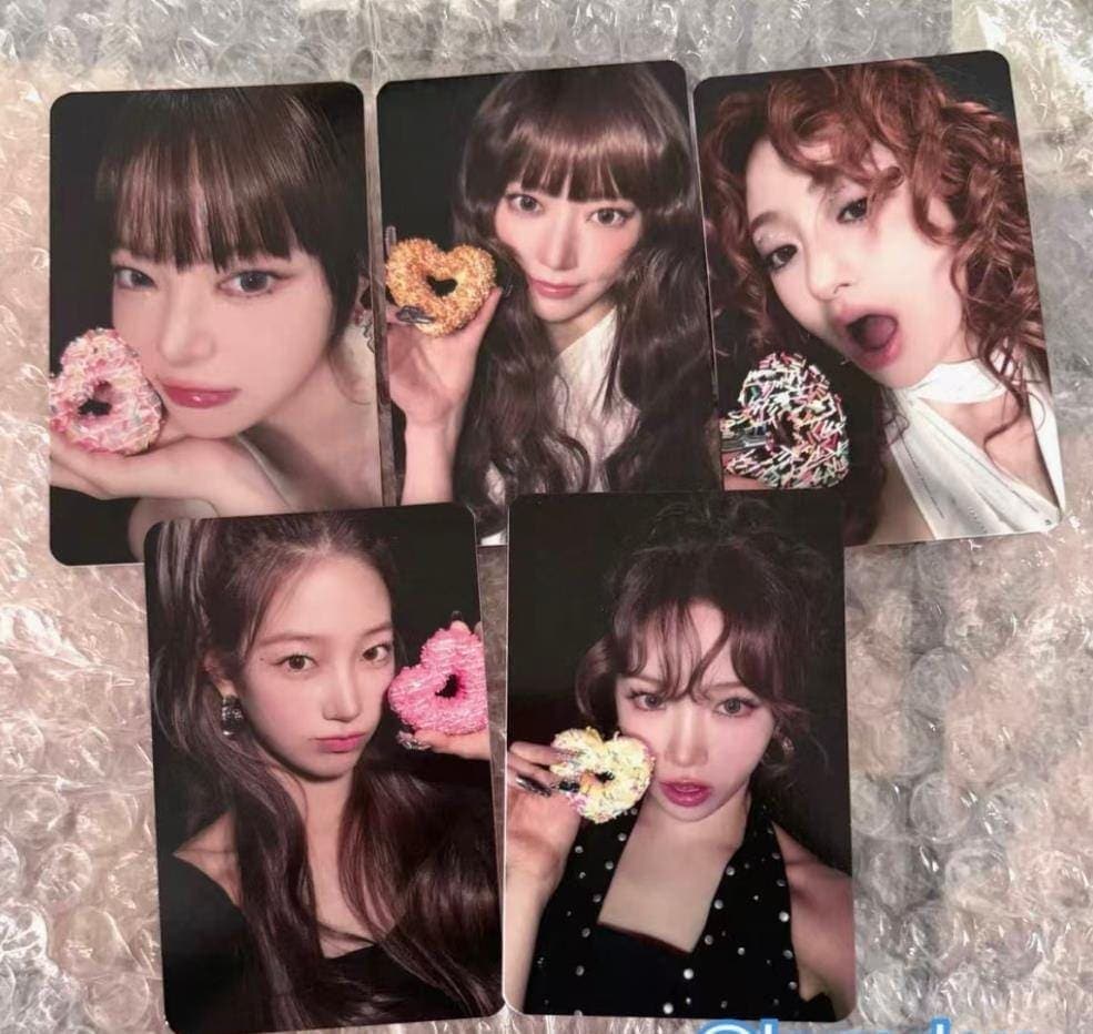 LE SSERAFIM MINI5 [HOT] 中華 CountingStars ヨントン2.0/3.0　５枚セット