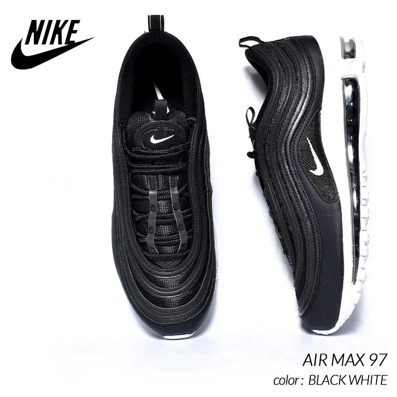 NIKE AIR MAX 97 BLACK WHITE ナイキ エアマックス スニーカー ( 黒 ブラック 白 ホワイト メンズ 921826-001 )