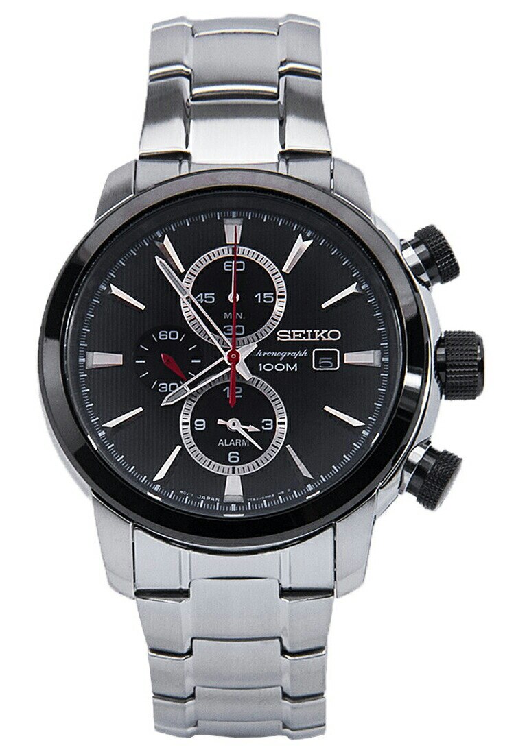 [10年保証] SEIKO SNAF47P1 　セイコー クオーツ 　クロノグラフ 　100m防水 　[逆輸入モデル]