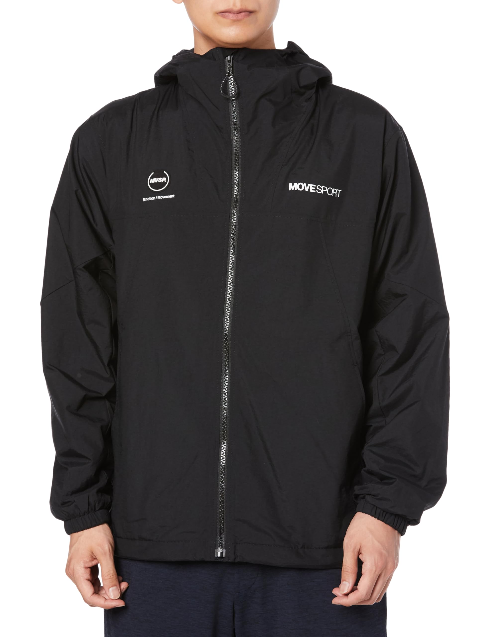 [ムーブスポーツ] フルジップフーディー デサント AIR THERMOTION 保温 軽量 シワになりにくい サイズ調整可 BK O