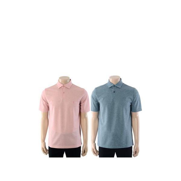 YJFMTS456 半袖メランジ ソリッドカラーTシャツ_P420889516