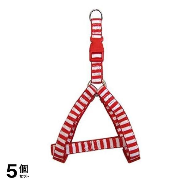 岡野製作所 ストライプ ハーネス #15 レッドホワイト 1個入 5個セット