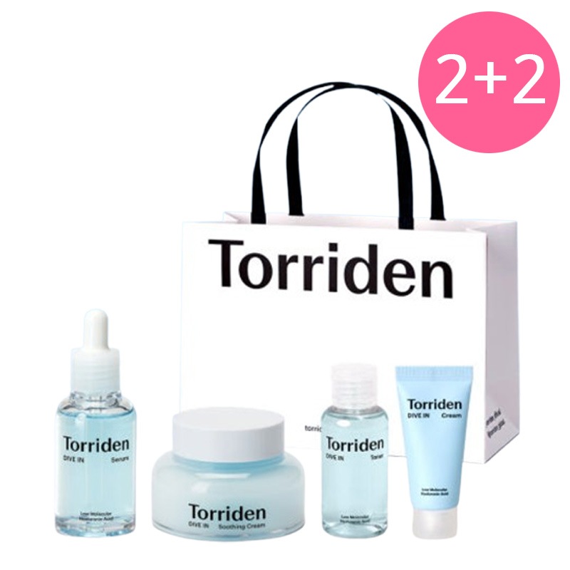 [2+2] レビューが教えてくれる本物の水分ロングラムセラム ダイブインセラム50ml + スージングクリーム100ml + ショッピングバッグ + ダイブイントナー50ml + ダイブインクリーム2