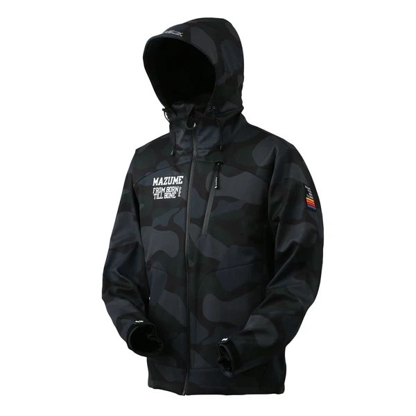 オレンジブルー 防寒服アウター MZFW-874 mazume ウインドカットジャケット グリーンカモ 3L