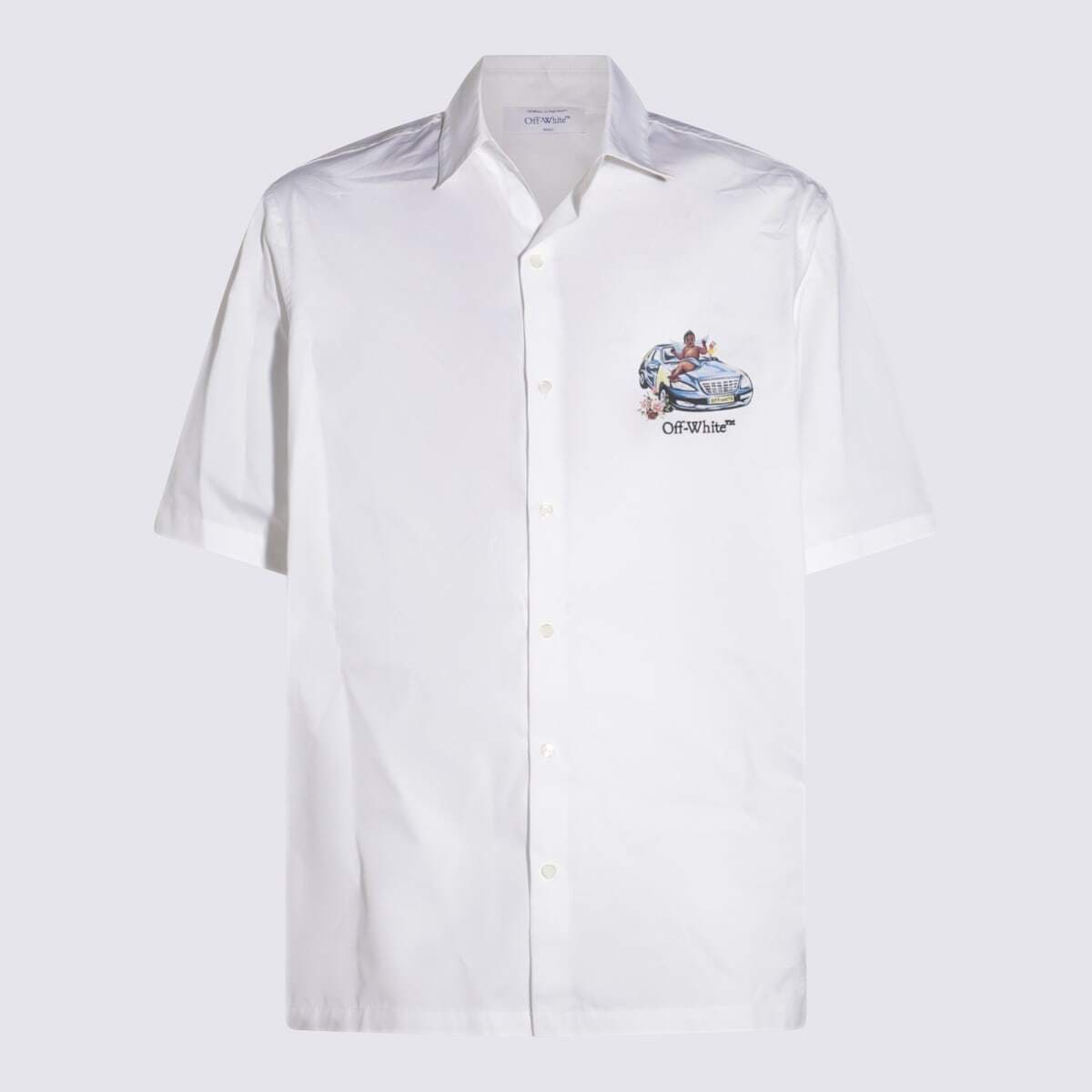 OMGG013S25FAB0010187 ホワイト 春夏2025 シャツ メンズ ia