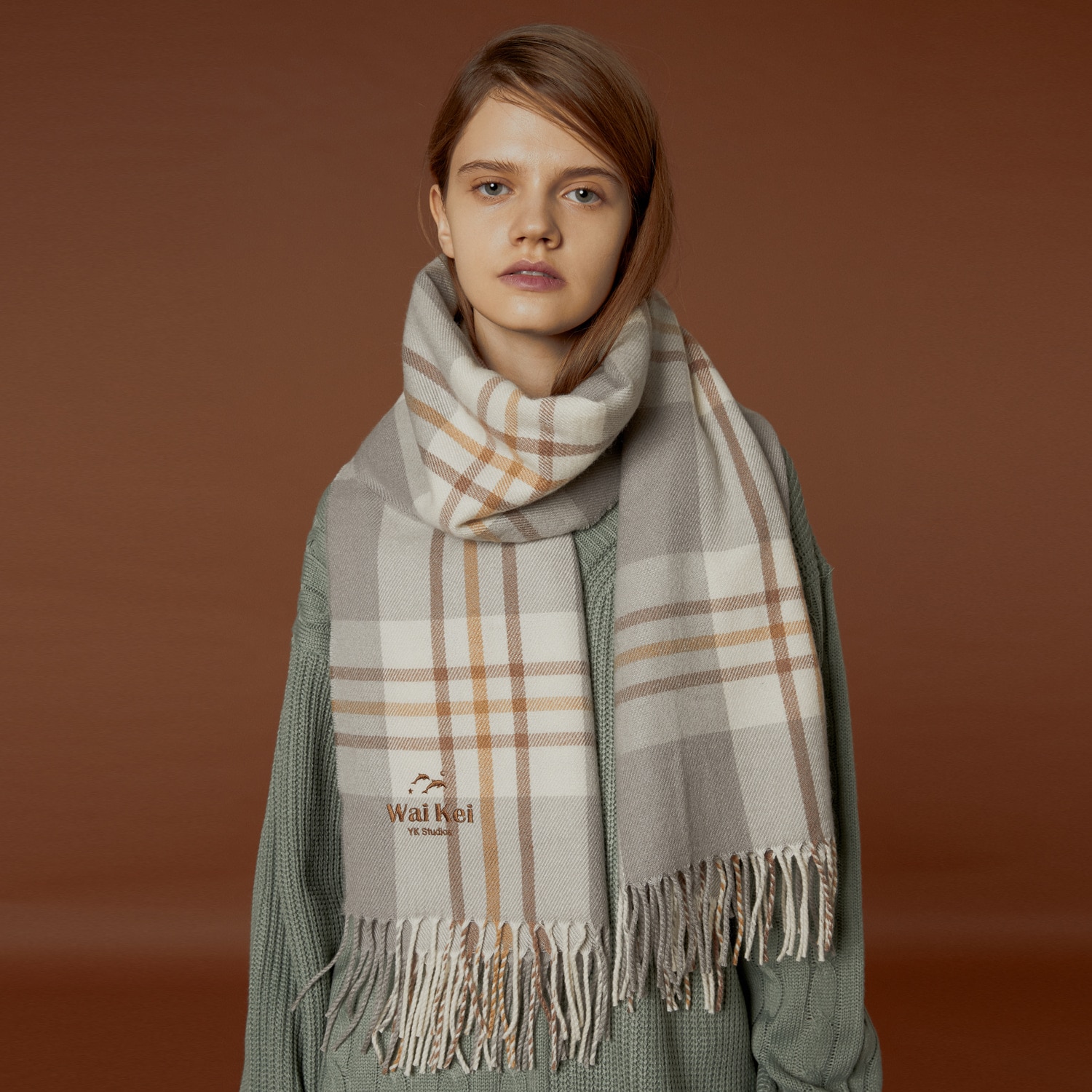 WAIKEI Check Muffler GREY