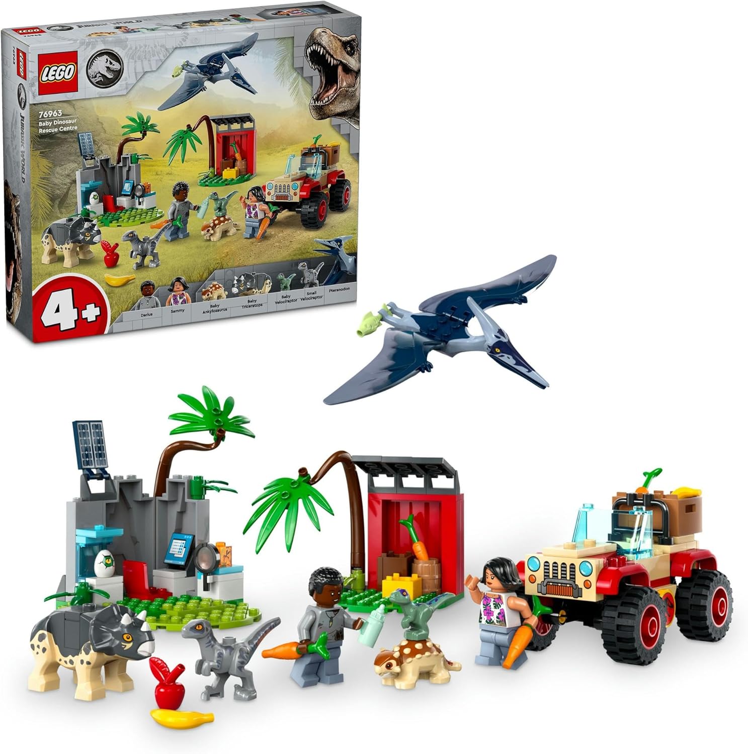レゴ LEGO ジュラシック・ワールド 赤ちゃん恐竜のレスキューセンター 76963 おもちゃ