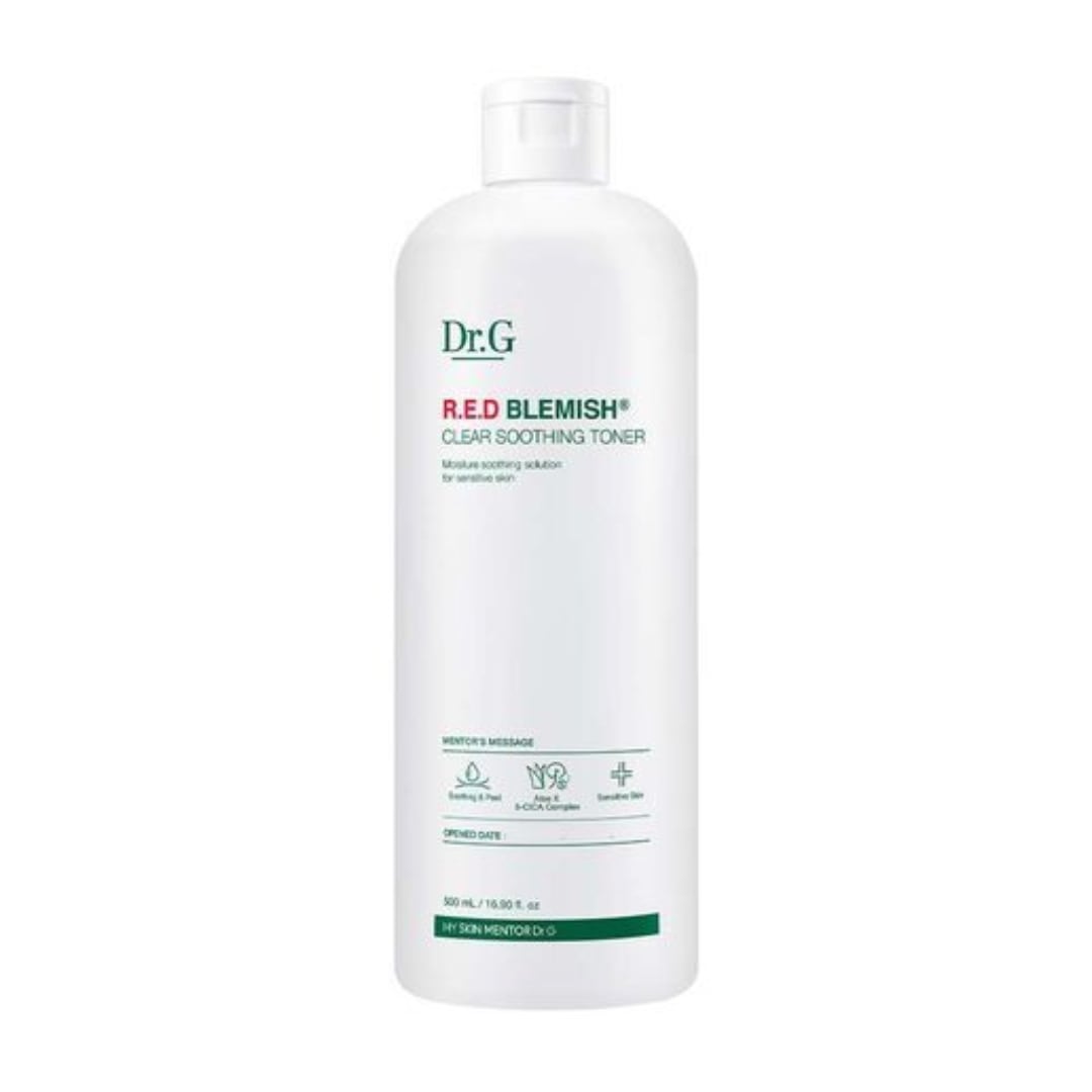 純粋な水分トナー レッド ブレミッシュ クリア スージング トナー 500ml