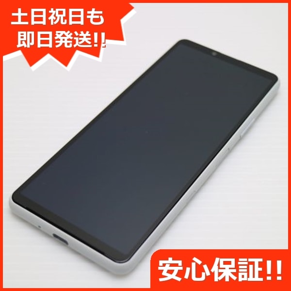 新品同様 Xperia 10 III SOG04 ホワイト 白ロム 本体 即日発送 土日祝発送OK 183