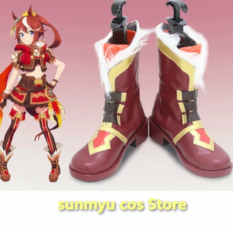 ウマ娘 プリティーダービー トウカイテイオー コスプレ靴 ブーツ