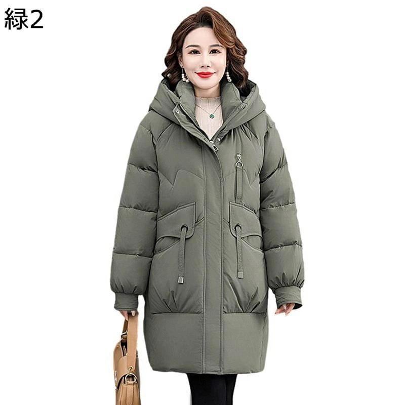 ウィンタージャケット ジャケット レディース ポケット コットン入れ フード付き 綿 長袖 綿服 上着 トップス 厚手 やわらか 撥水加工 耐洗 婦人 シニアアウター 秋服 冬服 お年寄り 50-70