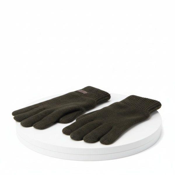 BARBOUR 生産 Carlton Gloves MGL0065 GN91 カールトン ニット手袋 817015