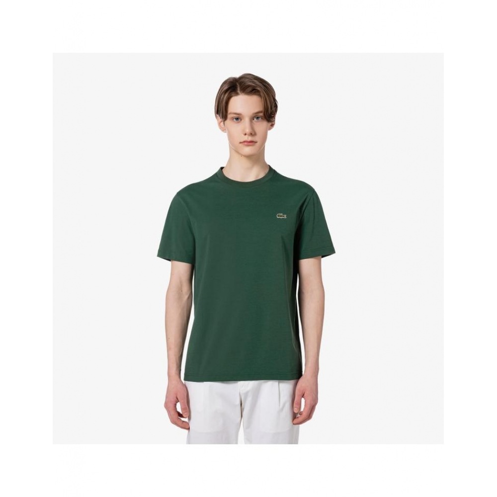 ラコステ メンズ クール感 プリント 半袖Tシャツ TH759E-55G 132