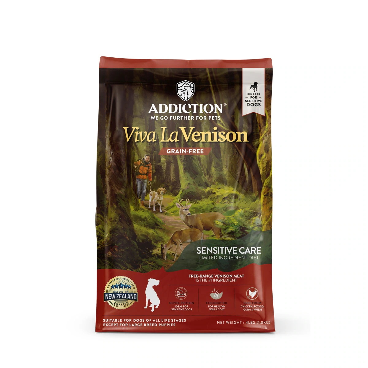 アディクション ビバラベニソン グレインフリードッグフード 1.8kg