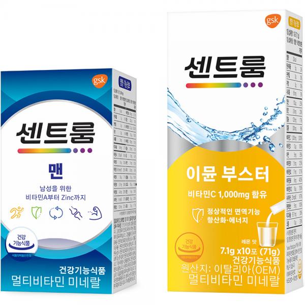 セントルームマン50錠+セントルームイミューンブースター10包セット 센트룸 맨 50정 + 센트룸 이뮨부스터 10포 세트その他