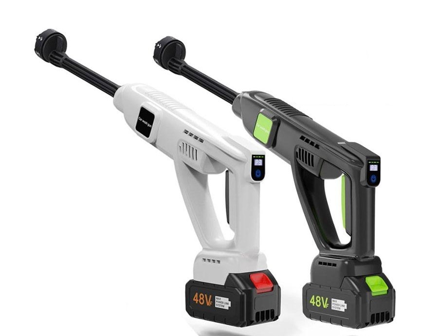 高圧洗浄機 コードレス 洗車 本体 軽量 5MPA最大吐出圧力 水噴射量5.2L/min 21V 230W 自吸式 ポータブル 大容量バッテリー付き 3つのギアモード 高圧洗浄器