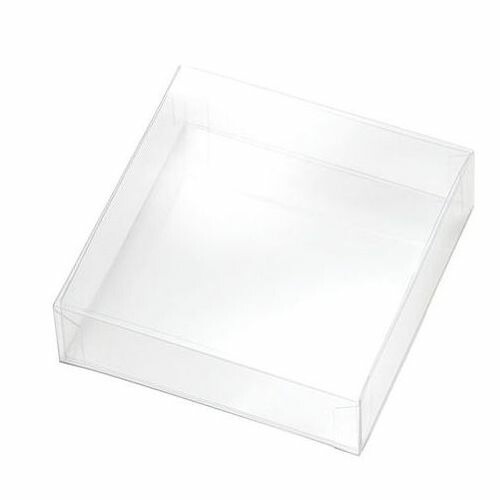 （まとめ買い）シモジマ HEIKO 箱 PETクリアケース 85x85x25 1個 内寸85x85x高25mm ギフトボックス 006854113 [x3セット]