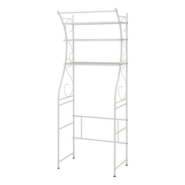 洗濯機ラック ホワイト 幅75cm KCC-3028WH