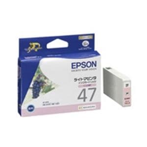 (業務用4セット) EPSON エプソン インクカートリッジ 純正 (ICLM47) ライトマゼンタ