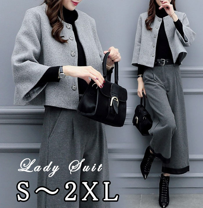 激安販売！セットアップ レディース 秋冬 きれいめ セットアップ レディース おしゃれ セットアップ レディース 韓国 冬 大きいサイズ パンツスーツ レディース パンツスーツ セットアップ オフィス