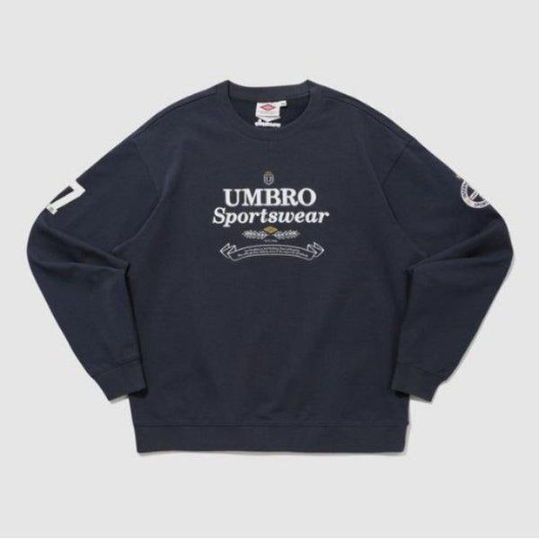 長袖Tシャツ PQA UQ111CFS21-DVY HBL ブリティッシュカジュアル スウェットシャツ / DVY