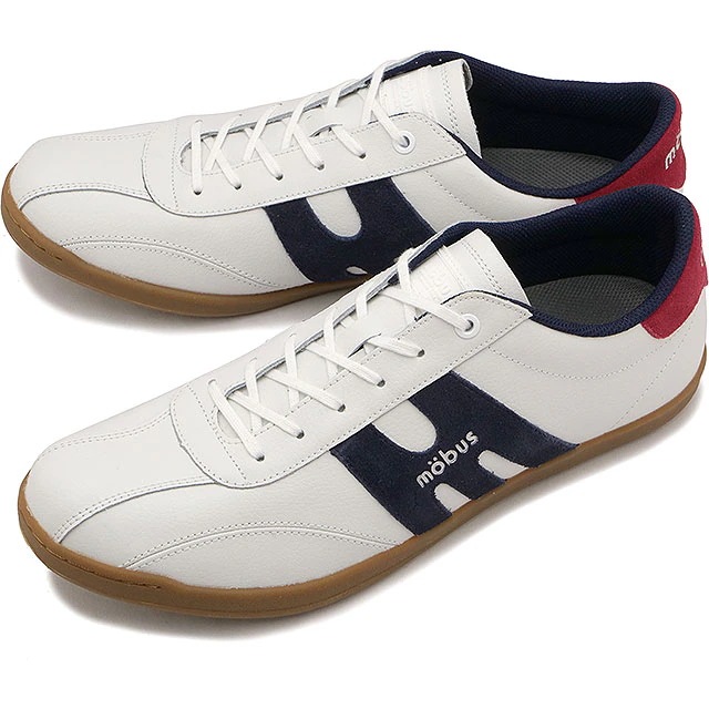メンズ スニーカー ニューミュンスター [M-2101T-1080] 靴 ローカット WHITE/NAVY/DK.RED