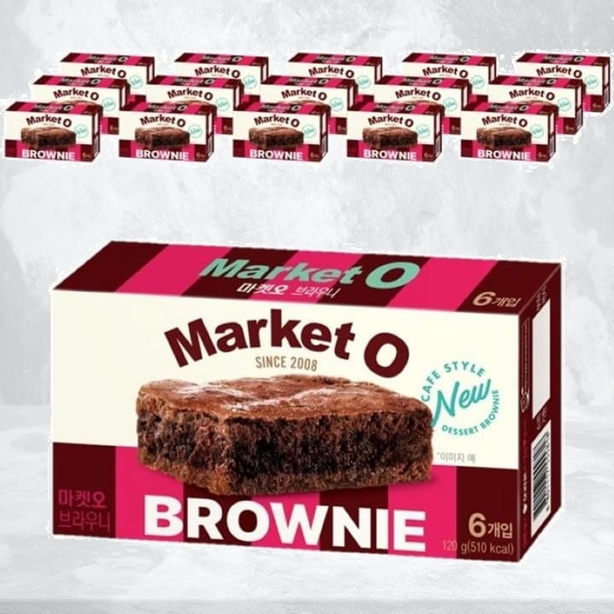チョコレート菓子マケットオー リアルブラウニー 20g個包装×16個焼きたて風 カフェスタイル ムデザート サクサク しっとり もちもち 濃厚 カカオ香る 個包装 おやつ