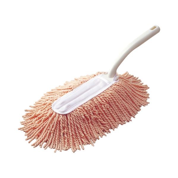 （まとめ） 山崎産業 マイクロファイバー ハンディモップ オレンジ 1本 [x30セット]