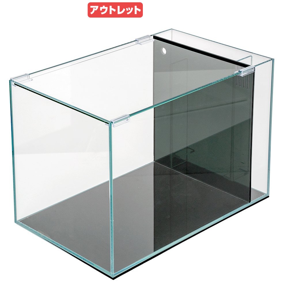 アウトレット品　ガラス水槽　アクロ　４５ｃｍ　背面フロー水槽　スーパークリア　４５X２７X３０ｃｍ　お一人様１点限り　訳あり　ＣＲＣ10―11―01―95―30