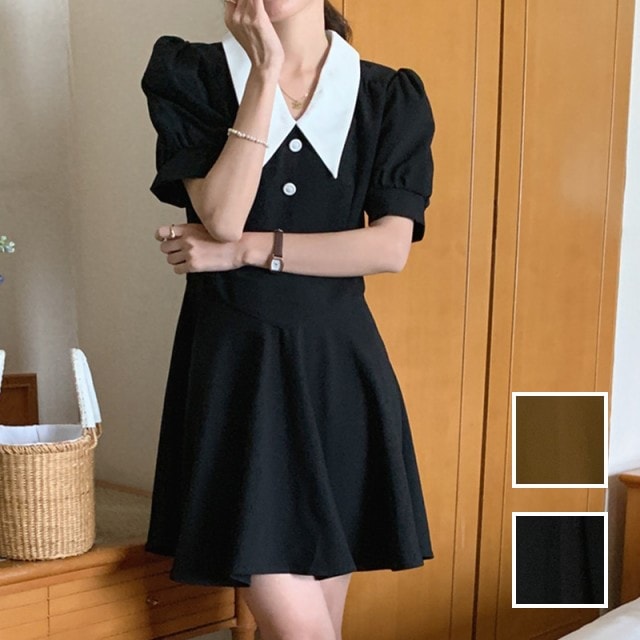 韓国 ファッション レディース ワンピース 春 夏 新作 カジュアル PTXN681 ローウエスト