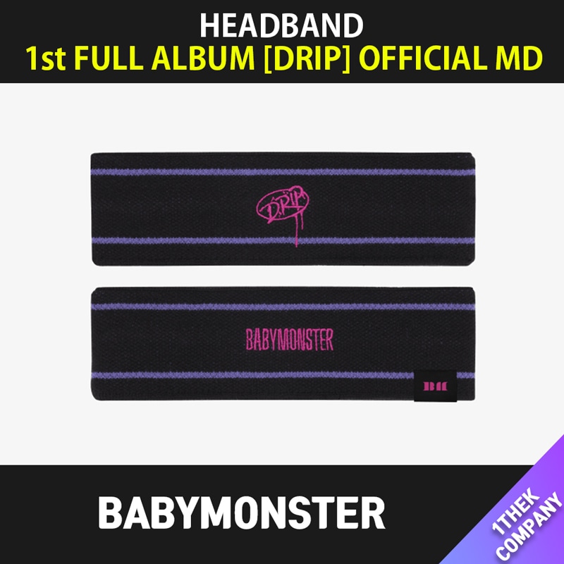 [購入金額特典]（HEADBAND）BABYMONSTER 1st FULL ALBUM [DRIP] OFFICIAL MD