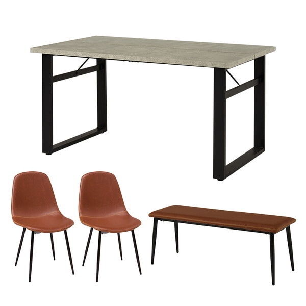 LT-4771GY-44BR-4S ダイニング4点セット メーカー直送