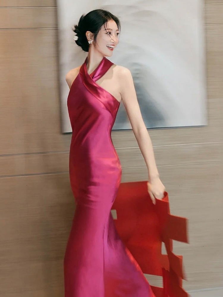 モーニングドレス新婦新中式チャイナドレス結婚モーニングショット結婚式敬酒服高級感小人数タキシードワンピース 4,523円