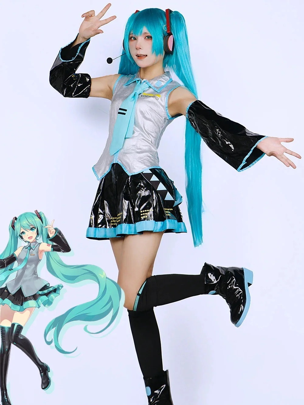 初音ミク コスプレ セットアップ Hatsune Miku みく 初音未来 初音 1 メガ割