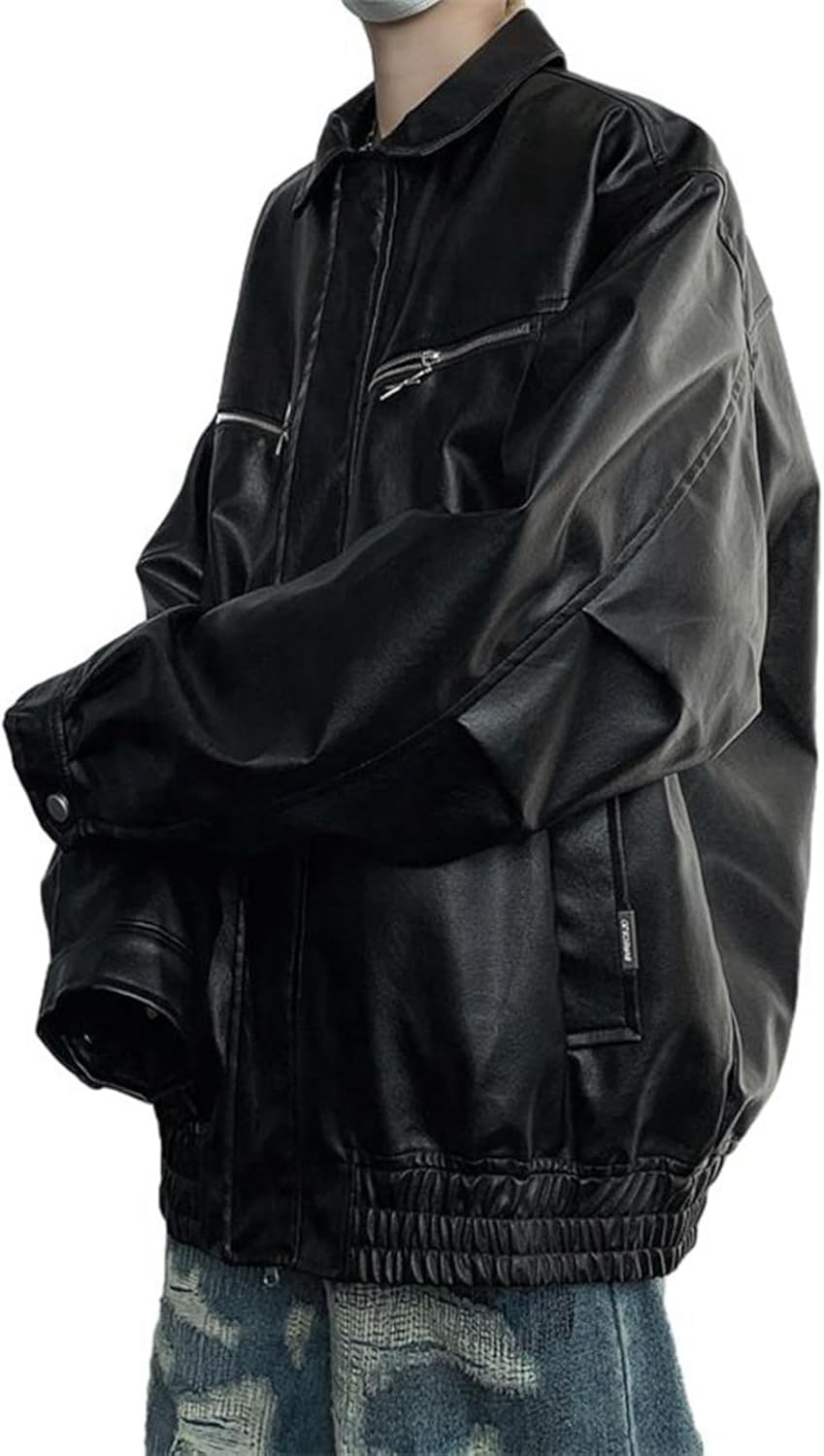 ライダースジャケット メンズ PUレザー 革ジャン スタジャン カジュアル ジャンパー ブルゾンアウター 薄手 防風 オシャレ 大きいサイズ ヒップホップ ストリート バイクジャケット