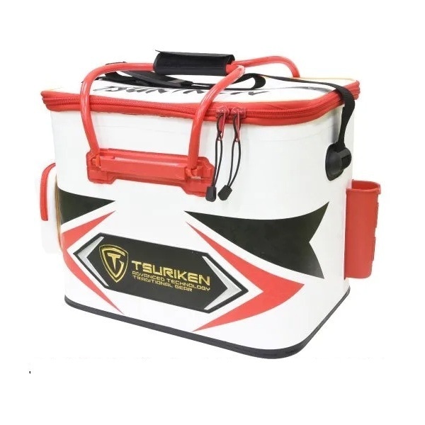 釣研 バケツ TL241 ライブウェル 45cm ホワイト