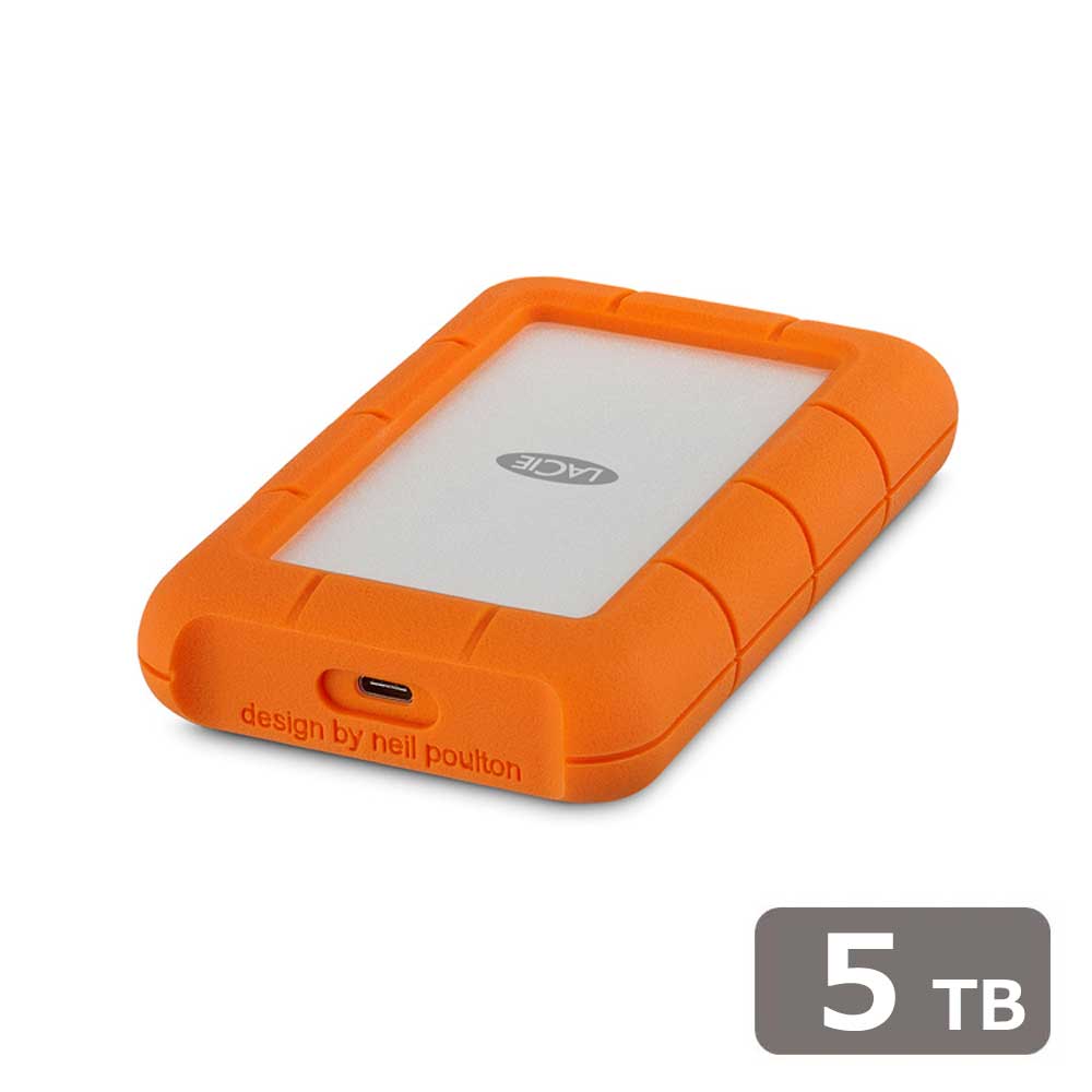 LaCieラシー USB3.1(Gen1)対応 外付けハードディスク 5TB STFR5000800