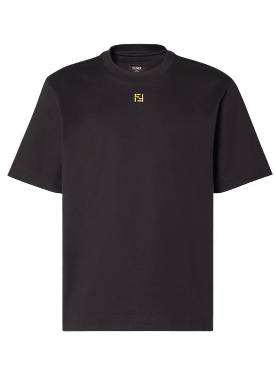 FENDI Men T-Shirts FY0936 AY0HF0QA1 BLACK