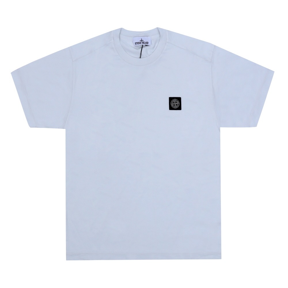 ストーン　アイランド メンズ 半袖Tシャツ ミニワッペン ロゴパッチ L1S152100027 S0013 V0041