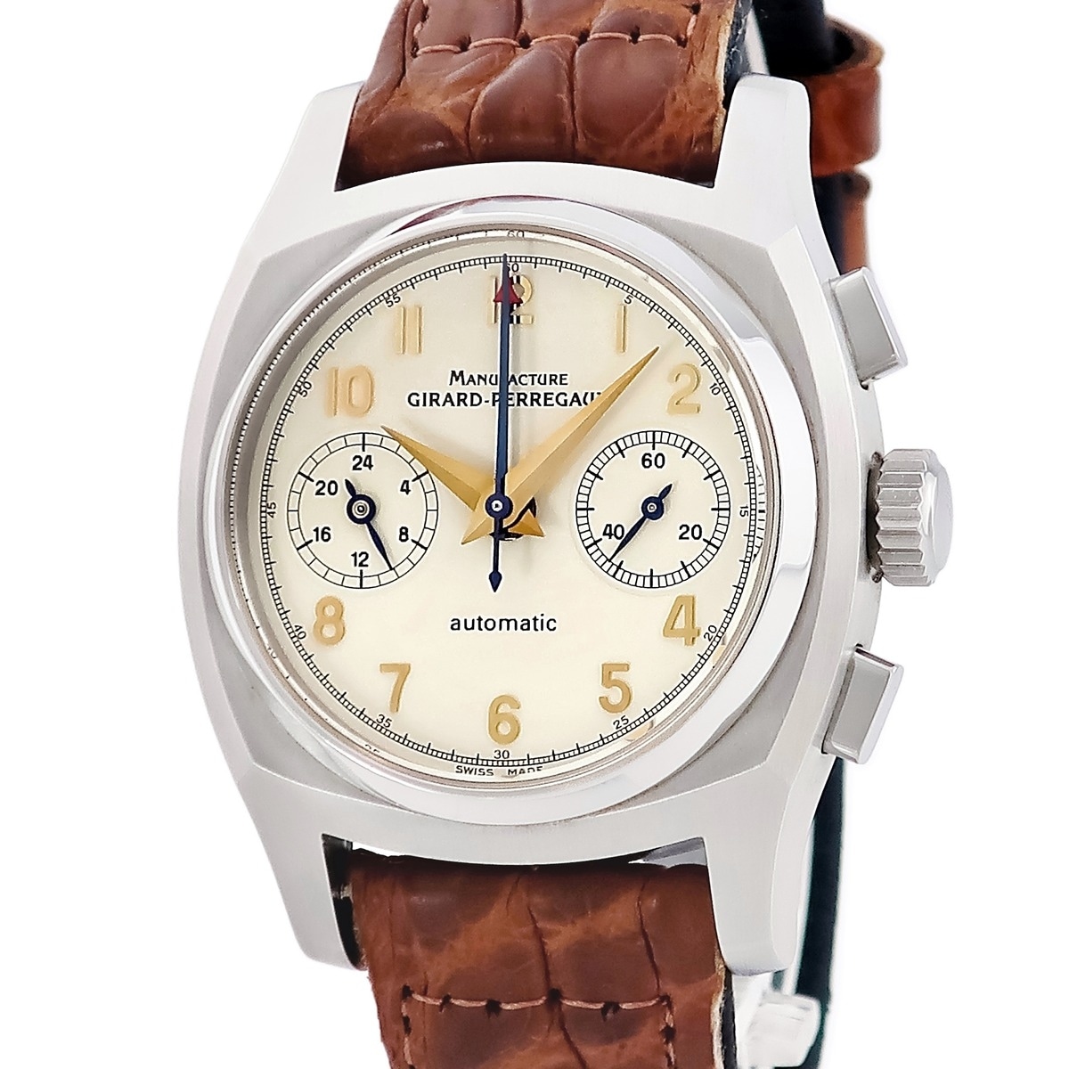 ヴィンテージ 1960 クロノグラフ 25980.0.11.8158 自動巻き メンズ アイボリー スモールセコンド 3年保証