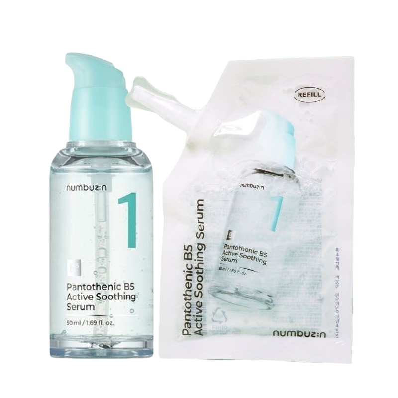 [大容量]1番 ガルバニックパントテン酸スージングセラム 100ml(50ml+詰め替え50ml), 1個 / 韓国 人気 塗るパントテン酸 皮脂コントロール ニキビ 赤み 鎮静 美容液