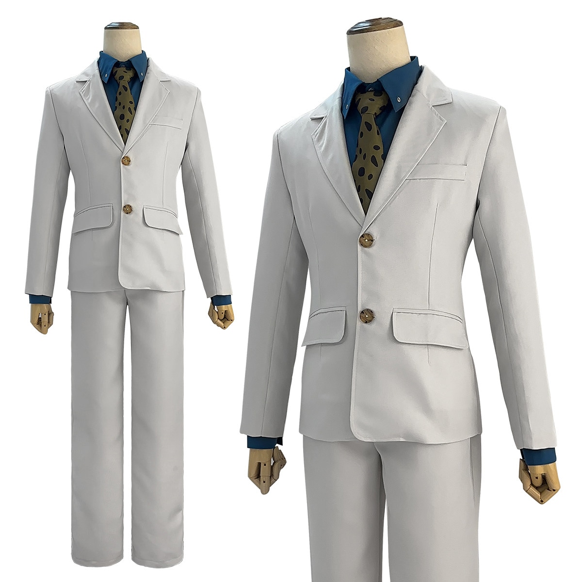[2026 新作]HOLOUNCOSER 呪術廻戦 七海建人 ナナミン コスプレ 衣装 スーツ 呪符ネクタイ C服 フルセット 仮装 ハロウィン アニメ