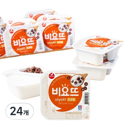 ソウルミルクビヨットチョコリングヨーグルト138g24個 6,601円
