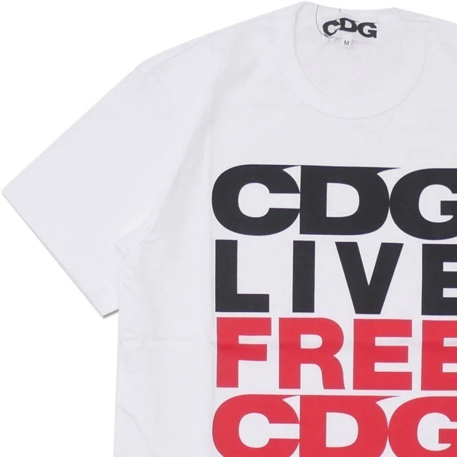 【数量限定特別価格】 コムデギャルソン CDG COMME des GARCONS C.L.F.C.C. TEE WHITE 200-007944-040