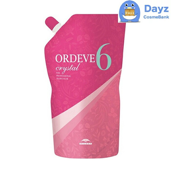 ミルボン オルディーブ クリスタル ヘアカラー オキシダン 【　6%　】 1000mL　6点セット