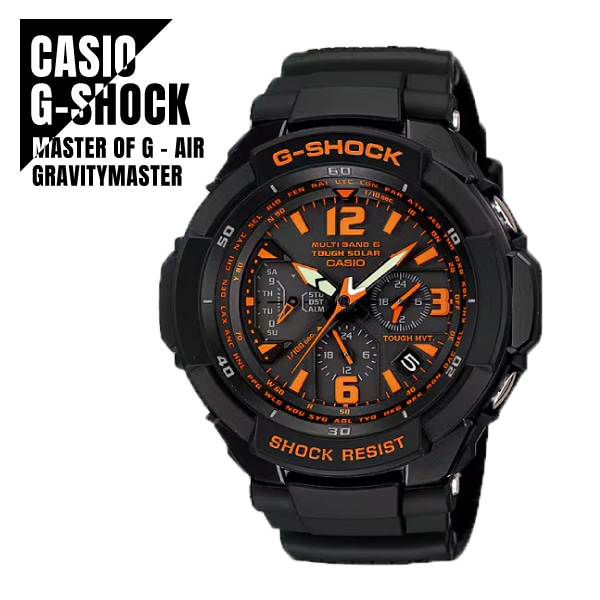 【即納】CASIO カシオ G-SHOCK GRAVITYMASTER グラビティーマスター タフソーラー 世界6局電波受信 GW-3000B-1AJF 腕時計 メンズ