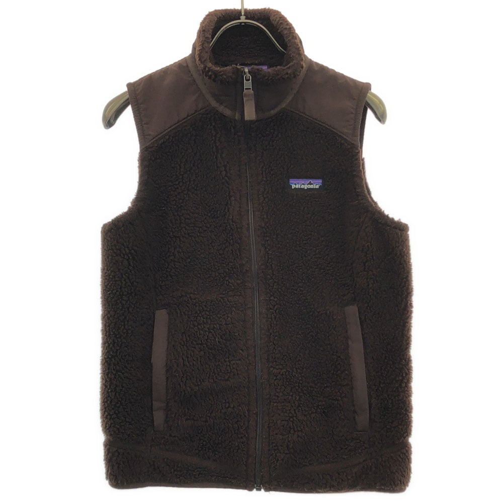 23081FA14 フリース ベスト S ブラウン アウトドア 裏メッシュ レディース