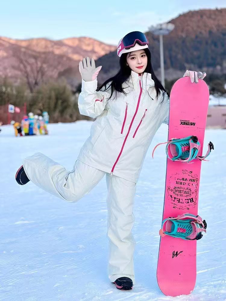 スノーボードウェア 2024 2025 上下セット レディース メンズ ジャケット アウター パンツ スウェット スノボー スキーウェア スノボウェア 韓国風