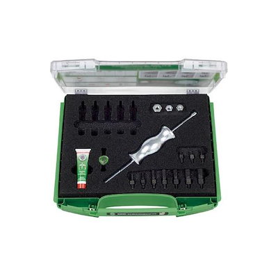 KUKKO（クッコ） 223-K スライドハンマーケースセット（M3-M18／アダプタ10ケ付送料込み KUKKO クッコ ネジ付アダプター M8、M10 GE8-10 代引不可 KUKKO