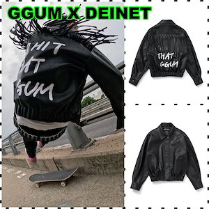 GGUM ×DEINET FRINGE JACKET（BK_F） 特典トレカ付き org.jpg